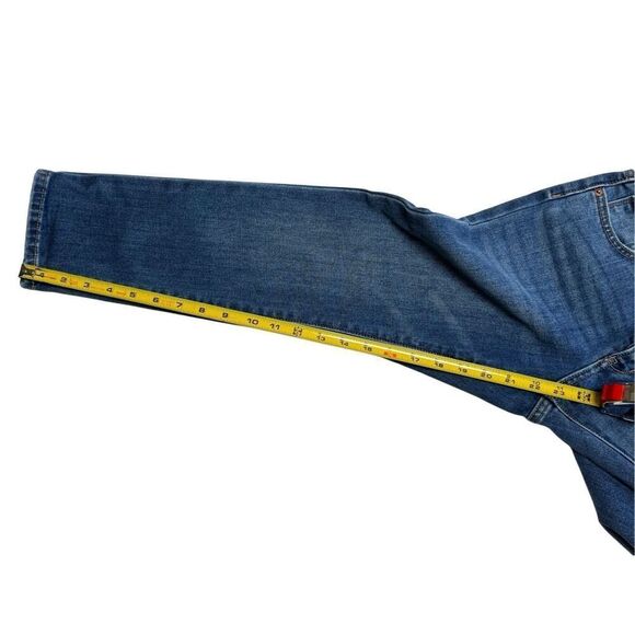 Old Navy O.G. Straight High Rise Stretch Dark Wash Jeans Sz 8 NWT - Picture 8 of 11
